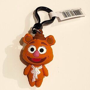 *2 for $30* The Muppets Fozzie Bear Figural Key Chain Clip - Purse Pal Pet